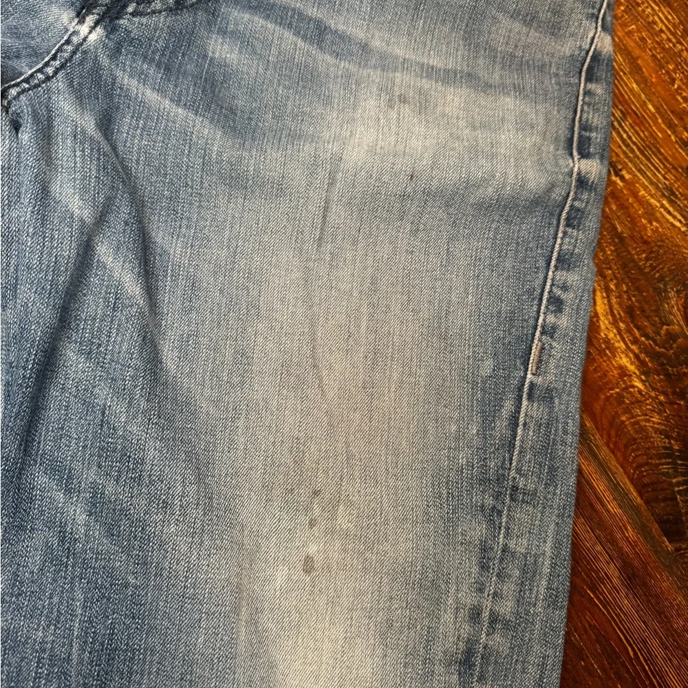 True Religion Men’s Light Blue Slouchy Skinny Jeans